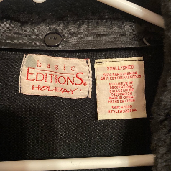 Christmas sweater Vintage 90’s Basic Editions Holiday Christmas sweater🎅🏻 - Picture 9 of 11